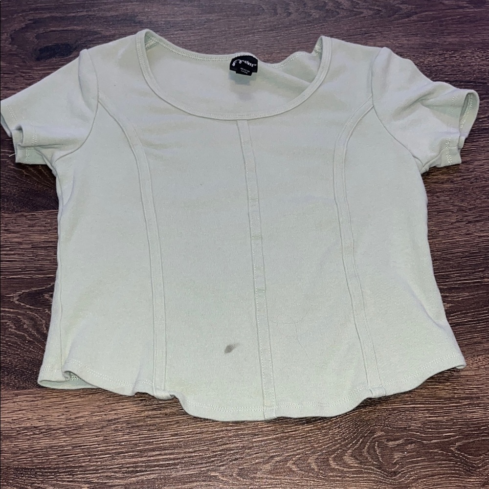 SHEIN Mint Short Sleeve Tee